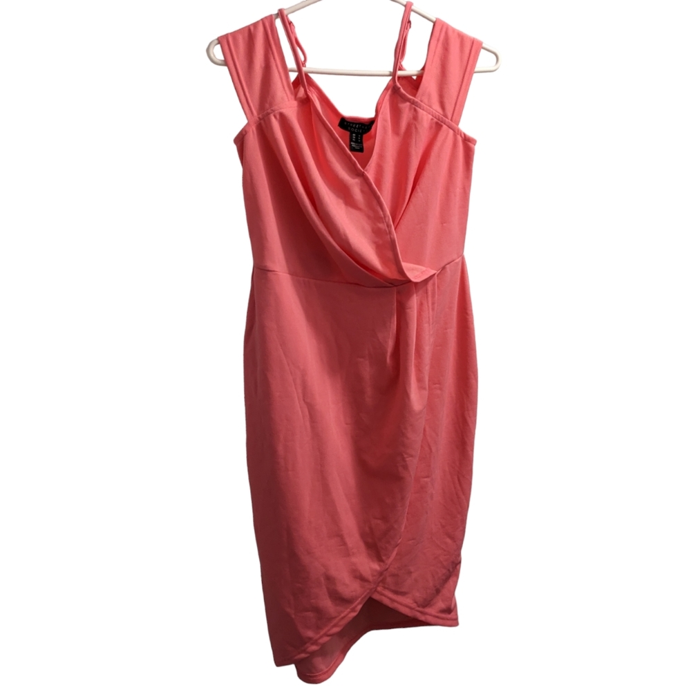 🆕 Streetwear Society Pink Cold Shoulder Dress M